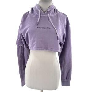 Voight by Valentina women cum first cropped hoodie sz XS